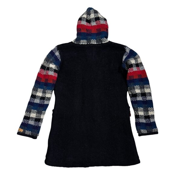 ARK IMPORTS New Zealand WOOL Knit Vintage Y2K Winter Nepal Jacket Womens Small - Picture 4 of 6